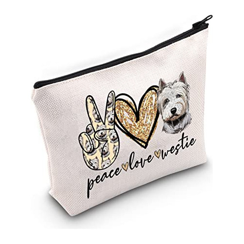 Bolsa De Maquillaje Wampa Westie Lover Gift West Highland Te