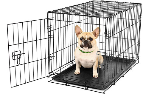 Carlson Pet Products Secure And Foldable Single Door Metal D
