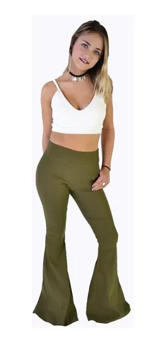 Pantalon Oxford De Vestir Elastizado Mujer The Big Shop