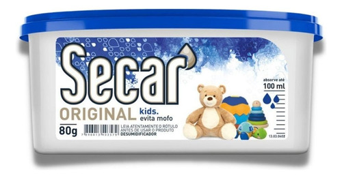 Anti Mofo Secar 80g Fragrâncias Desumidificador