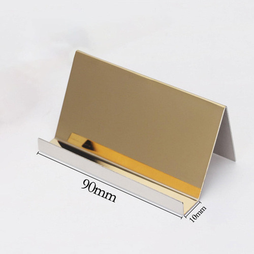 Soporte Multiusos Para Tarjetas De Visita De Acero Estilo B
