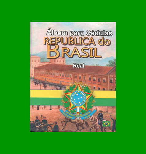 Álbum Vacio Para Billetes De Republica De Brasil, Estado Unc