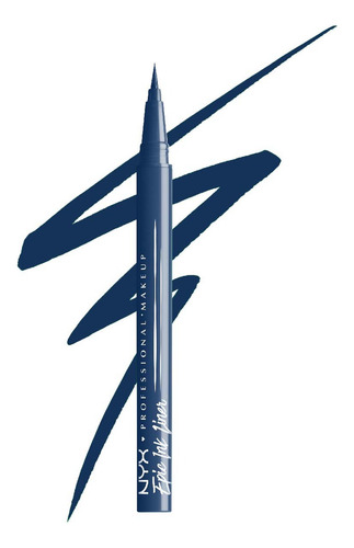 Delineador De Ojos Epic Ink Liner Matte De Nyx Midnight Rise Mate