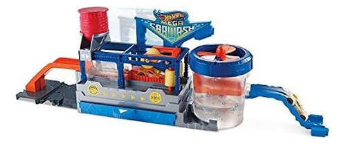 Vehiculo Bebes Hot Wheels Ftb66 City Mega Car Wash Conectabl