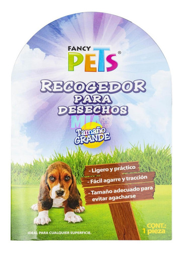 Imagen 3 de 6 de Recogedor Grande Para Heces Popo Desechos Fancy Pets