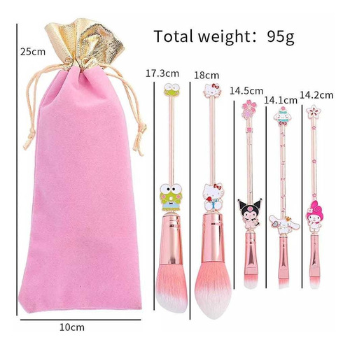Brochas Para Maquillaje Hello Kitty, Sanrio
