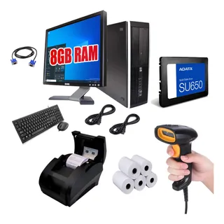 Kit Punto De Venta Pc Intel Core I5 8gb + Lector Impresora