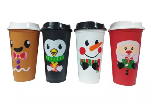 Así se ven los vasos navideños de Starbucks de este año