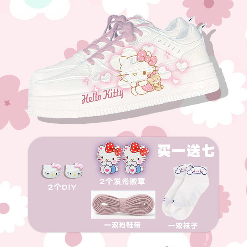 Zapatillas Sanrio Cinnamoroll Blancas Para Mujer