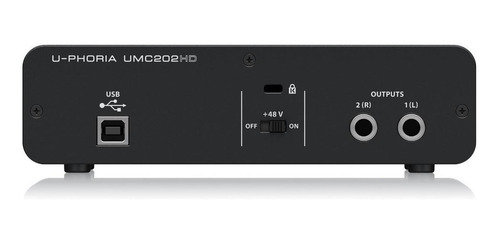 Imagem 4 de 4 de Interface de áudio Behringer U-Phoria UMC202HD