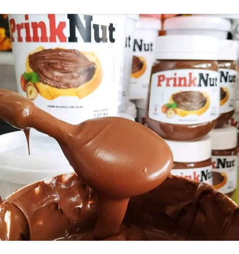 Chocolate Creme De Avelã Uma Delicia Prink Nut 350g