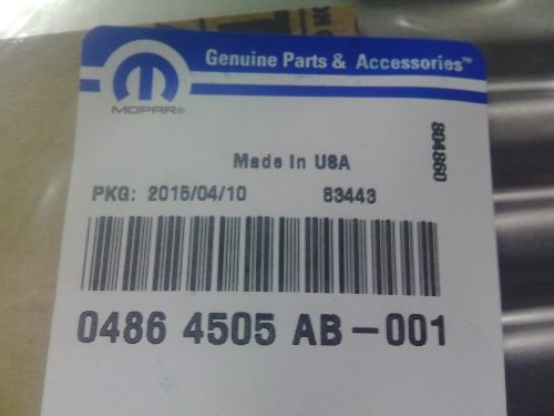 Filtro Transmision Dodge Journey 2010 2.4l Mopar