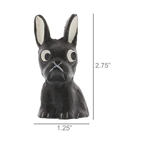 Figura De Hierro Fundido De Tonka The Frenchie, Perro N...