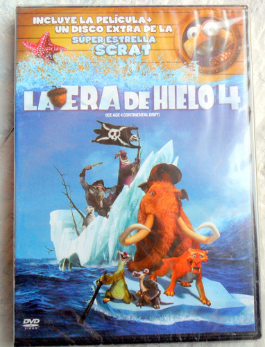 La Era Del Hielo 4 + Dvd Extra D Scrat * Nuevos Y Original