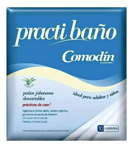 Paños Jabonosos Practi Baño Comodín Con 10 Unidades