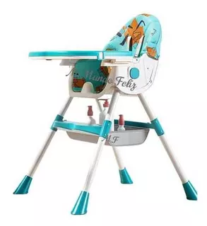 Silla De Comer Estilo Vintage Infantil Con Cinturón De Lujo