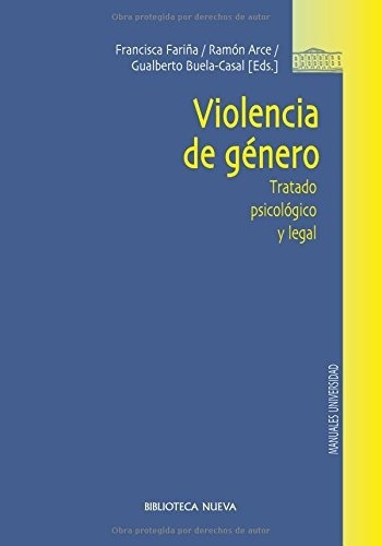 Violencia De Género: Tratado Psicológico Y Legal, De Es, Vários. Editorial Biblioteca Nueva, Tapa Blanda En Español, 2019