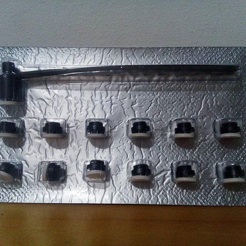 Martillo 7 Puntas Acupuntura. Con 12 Cabezales De Repuesto