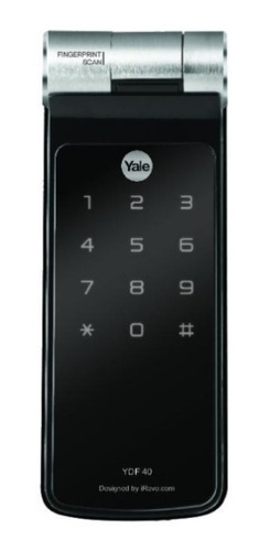 Imagen 1 de 3 de Cerrojo Biométrico Yale Ydf40 (clave, Huella)