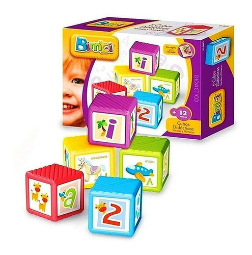 Cubos Didácticos Bimbi Apilables X 10 Premium