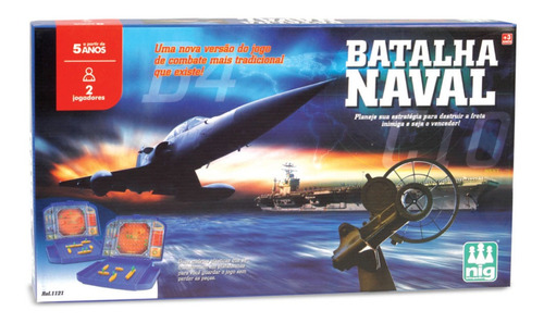 Batalha Naval Jogo De Tabuleiro Estratégico Brinquedos Nig