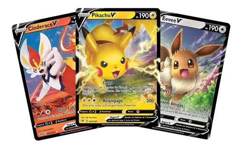 Jogo Cartas Pokémon Academia De Batalha Tabuleiro TCG Copag Moeda Cinderace  Pikachu e Eevee Baralho - Pokémon Cards Copag - Deck de Cartas - Magazine  Luiza