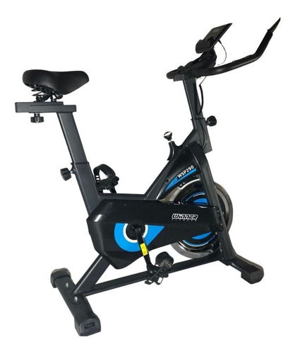 Bicicleta ergométrica Winner Fitness WSP 290 para spinning cor preto e azul