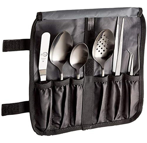 Mercer Culinary M35156bk Juego De Platos, Talla Única, Negro