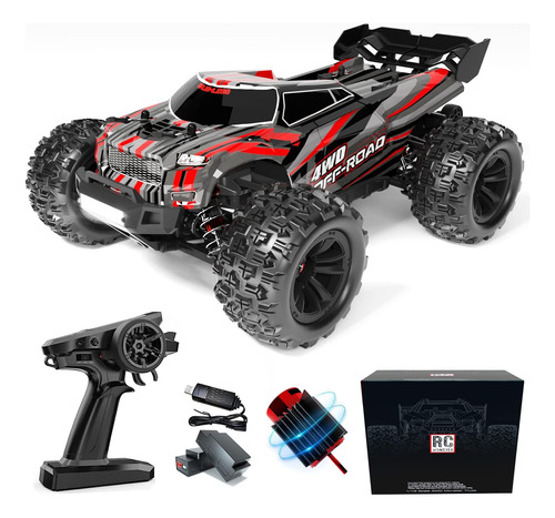 Coches Rc Monster 1:16 Para Adultos, Máximo 42 Mph 4x4 Rtr B