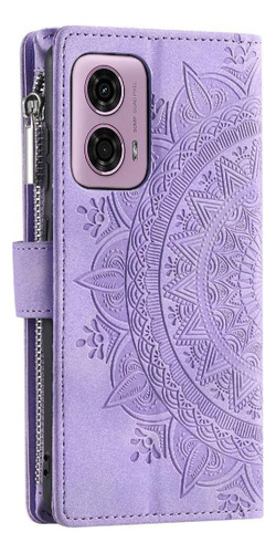 Funda For Motorola Moto E14 Totem Cartera Con Mano