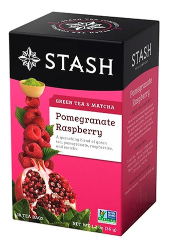 Te Stash Green Tea Pomegranate Ras - Unidad a $2322