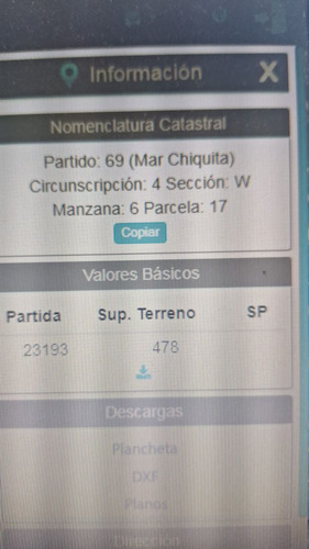 Vende Terreno Playa Dorada Mar Chiquita
