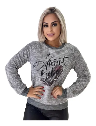 Blusas de frio sales mercado livre feminina