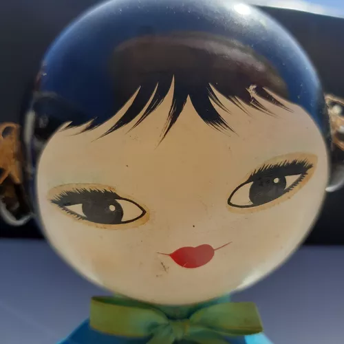 Kokeshi Pequena Boneca Tradicional Kawaii Garota Japonesa Em