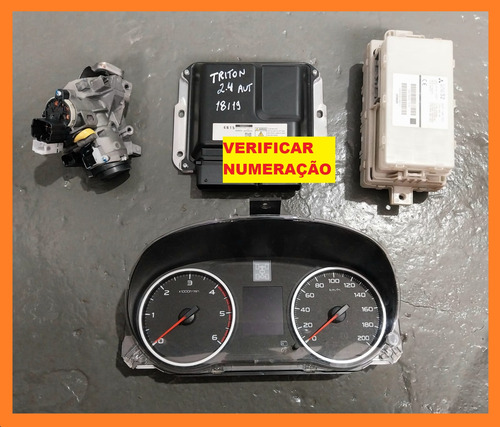 Kit Módulo Injeção L200 Triton Sport 2.4 18 19 Autom S Chave (Usado)