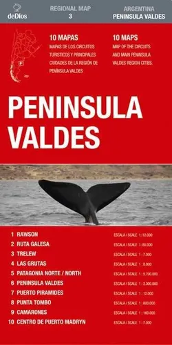 Guia Mapa - Peninsula Valdes, De Julián De Dios. Editorial Dedios, Tapa Blanda En Español, 2007