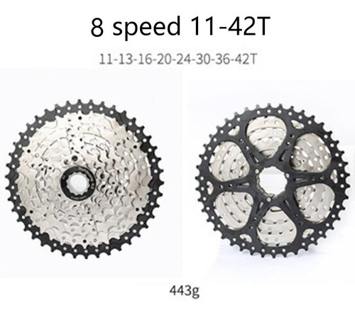 Cassettes De Bicicletas 8 Pasos Velocidades 11-42t Mtb