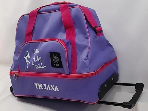Imagen 3 de 9 de Bolso Cajon De Patin Artistico Carrito (opc Personalizable)
