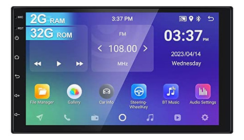 . Radio De Coche Android De Doble Din Carplay Inalámbric...
