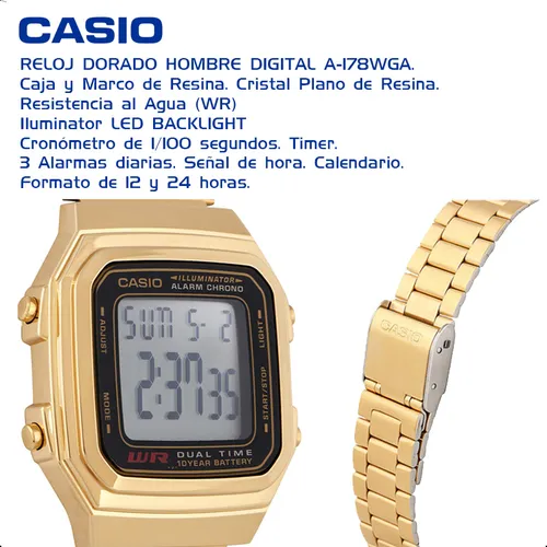 Reloj Casio digital vintage hombre