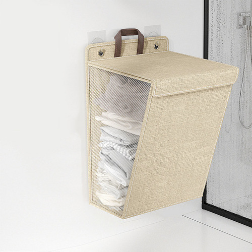 Cesto De Ropa Sucia Plegable Para Colgar En La Pared