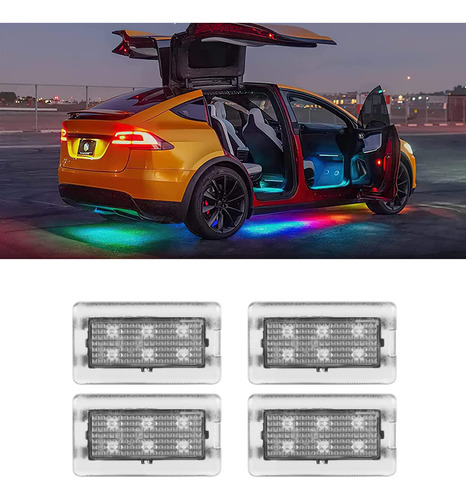 Gempro Luz Led Para Puerta Interior Rgb Tesla Modelo 3 S X 4