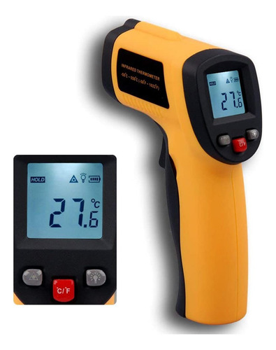 Pirómetro Benetech Industrial Infrarrojo Gm550 Digital Laser