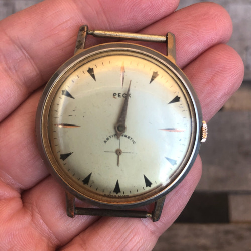 Reloj Pulsera Peck, Antigmanetic, Swiss Made .no Funciona.