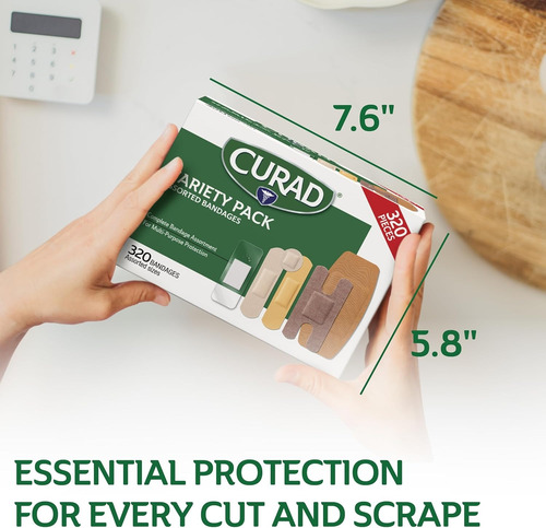 Paquete De Vendajes Curad Surtidos X 320 Unidades Beige
