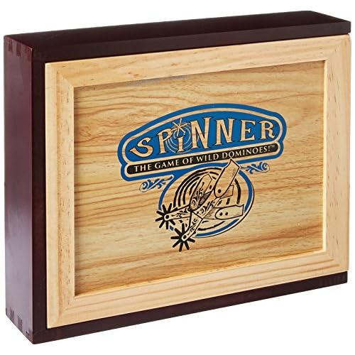 Caja De Madera Spinner The Game Of Wild Dominoes