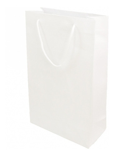 Sacolinha De Papel Com Alça - Papel Importado - 35x22 Cm