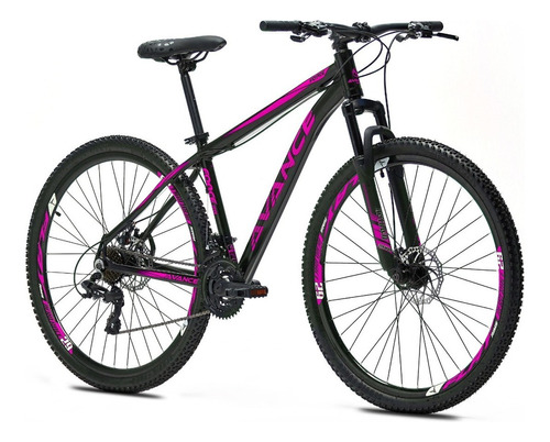 Bicicleta Aro 29 Aluminio Avance Force 24v Freio A Disco Tamanho Do Quadro 19 Cor Rosa