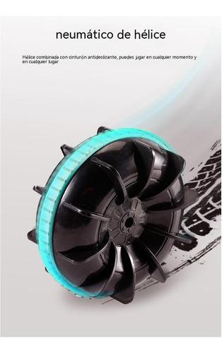 Anfibio Stunt Control Remoto Coche Dump Doble