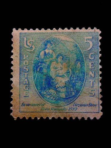 Timbre Postal E U A Estampillas 5¢ 1937